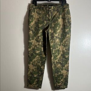 KHAKIS by GAP Green Camouflage Pants broken-in straight sz 10